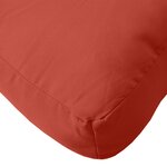 vidaXL Coussin de palette rouge mélangé 60x60x10 cm tissu