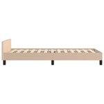 vidaXL Cadre de lit sans matelas cappuccino 80x200 cm similicuir