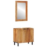 vidaXL Ensemble de meubles de salle de bain 2 pièces en bois d'acacia solide