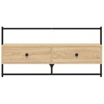 vidaXL Meuble TV mural chêne sonoma 100 5x30x51 cm bois d'ingénierie