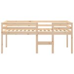 vidaXL Lit haut sans matelas 80x200 cm bois de pin massif