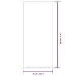 vidaXL Panneaux de toiture 36 Pièces Acier enduit de poudre Gris 80x36 cm