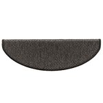 vidaXL Tapis d'escalier autocollants 15 Pièces 65x21x4 cm Anthracite