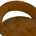 vidaXL Tabourets de bar lot de 2 marron velours
