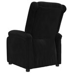 vidaXL Fauteuil inclinable noir velours