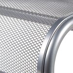 Support pour moniteur tiroir 2 compartiments côté support écran 29 5 cm argenté 13_0002561