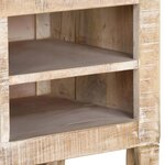 vidaXL Meuble TV 110x35x46 cm bois massif de manguier