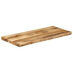 vidaXL Dessus de table bord vivant 90x40x2 5 cm bois de manguier brut