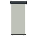 vidaXL Auvent latéral de balcon 85x250 cm Gris