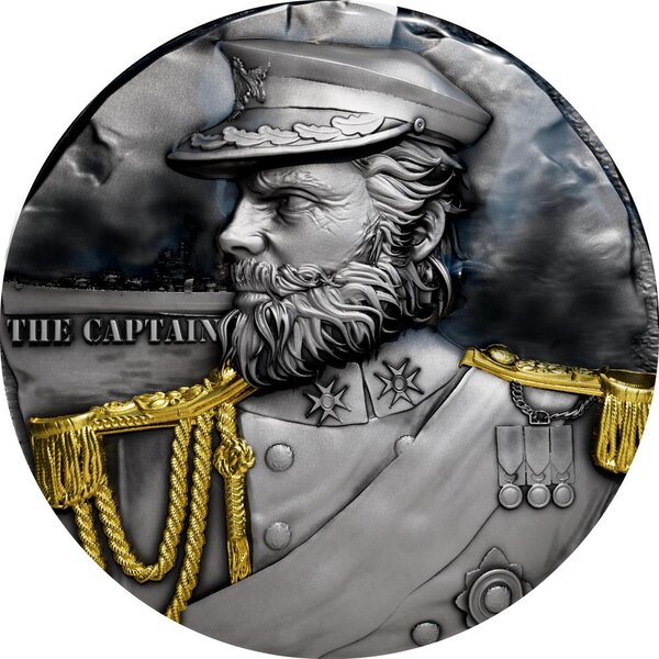 Pièce de monnaie en Argent 2000 Francs g 62.2 (2 oz) Millésime 2025 Myths and Masters of the Seven Seas COMMANDER OF THE ATLANTIC