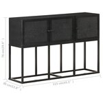 vidaXL Buffet 115x30x76 cm Bois de manguier massif