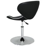 vidaXL Chaises à manger lot de 2 noir similicuir