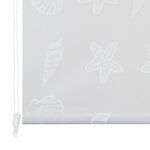 vidaXL Store roulant de douche 80x240 cm Étoile de mer