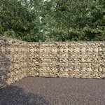 vidaXL Mur à gabion avec couvercles Acier galvanisé 900 x 50 x 200 cm