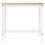 vidaXL Ensemble de bar 5 Pièces Blanc Bois de pin massif