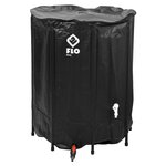 FLO Réservoir d'eau de pluie pliable 500 L noir
