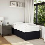 vidaXL Cadre de lit sans matelas noir 90x200 cm velours