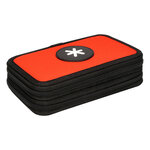 Trousse garnie antartik 2 compartiments 28 pieces rouge