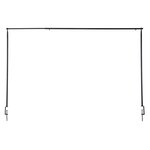 Esschert Design Tige de table décorative avec pince noir