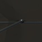 Parasol de jardin vidaXL ø395x245 cm Noir