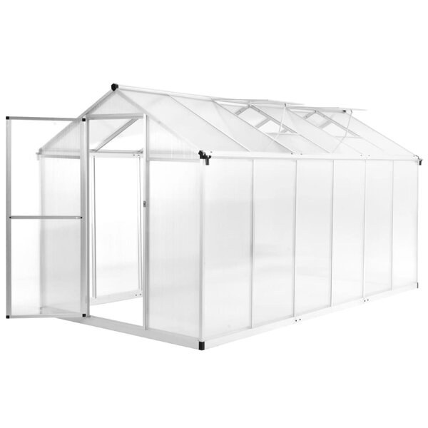 vidaXL Serre Aluminium 362x190x195 cm 13 41 m³