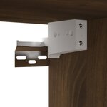 vidaXL Armoire TV suspendue Chêne marron 60x30x30 cm Bois d'ingénierie