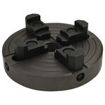 vidaXL Mandrin à bois à 4 mâchoires connexion M33 acier noir 150x63 mm