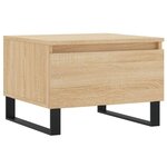 vidaXL Tables basses 2 Pièces chêne sonoma 50x46x35 cm bois d'ingénierie