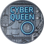 Pièce de monnaie en Argent 20 Dollars g 93.3 (3 oz) Millésime 2023 CYBER QUEEN