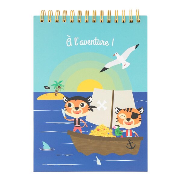 Cahier À Spirales Pirate - Draeger paris