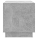 vidaXL Meuble TV gris béton 70x41x44 cm bois d'ingénierie