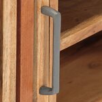 vidaXL Meuble TV 130x30x45 cm Bois d'acacia massif