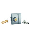 THIRARD - Verrou universel Transit 2 ajustable  double cylindre  argent  5 clés