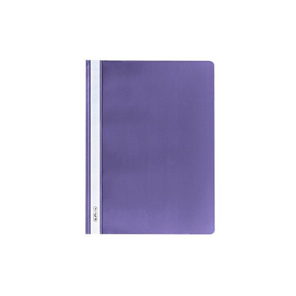 Lot de 10 chemise à lamelle format A4 Polypro Violet HERLITZ