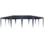 vidaXL Tente de Fête Bleue 8x4 m PE