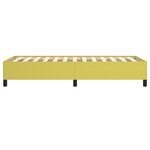 vidaXL Cadre de lit sans matelas vert 80x200 cm tissu