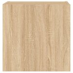vidaXL Meubles TV muraux 2 Pièces chêne sonoma 40 5x30x40 cm