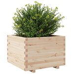 vidaXL Jardinière 70x70x49 5 cm bois de pin massif