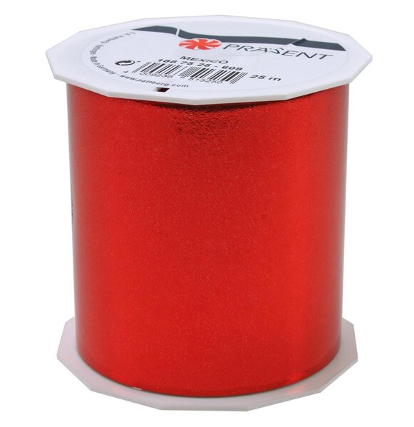 Bolduc mexico 25-m-rouleau 90 mm rouge