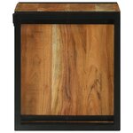 vidaXL Rangement à vin 34.5x35x39 cm Bois massif d'acacia