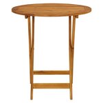 vidaXL Ensemble de bistro 3 Pièces beige polypropylène et bois massif