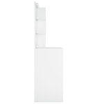 vidaXL Coiffeuse avec LED blanc 60x40x140 cm