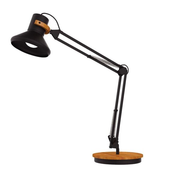 Lampe à LED à poser UNILUX Baya Bamboo noire