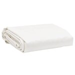 vidaXL Bâche blanc Ø 2 2 m 650 g/m²