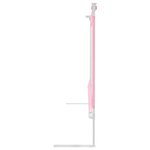 vidaXL Barrière de sécurité de lit d'enfant Rose 120x25 cm Tissu