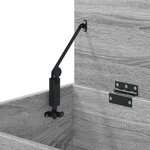 vidaXL Coffre de rangement Sonoma gris 84x42x46 cm Bois d'ingénierie