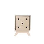 Meuble de rangement NABOSKY verni 1x1