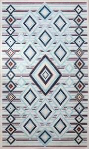 Tapis d'intérieur Berbère 120 x 180 cm - Bleu