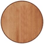 vidaXL Tapis rond naturel 100 cm bambou