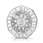 Pièce de monnaie 5 euro Autriche 2022 argent BU – Démocratie
